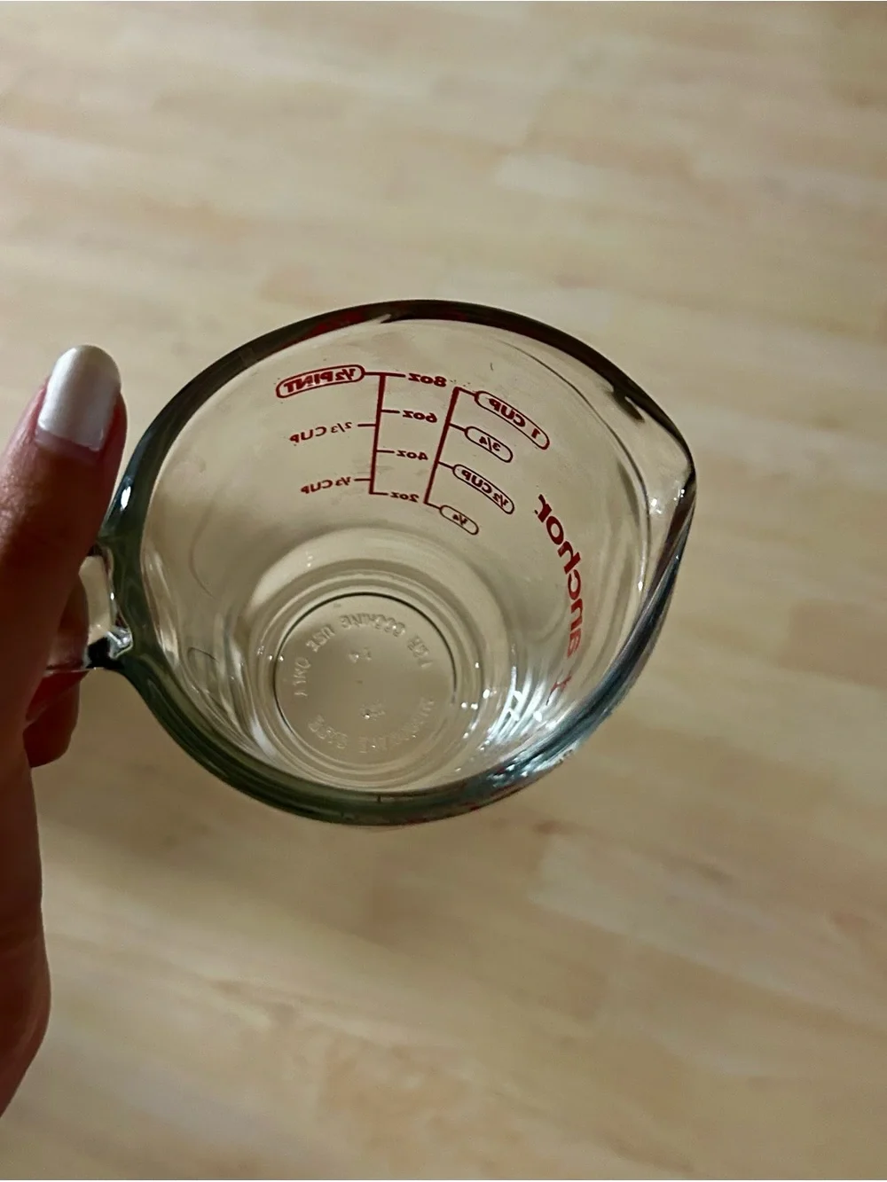 Brand New Anchor Hocking Glass Measuring Cup, 1-Cup